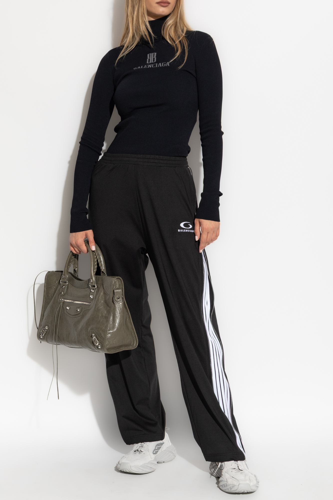 Black Straight-leg joggers Balenciaga - Vitkac GB